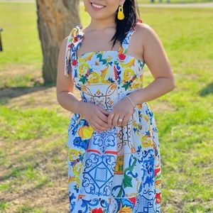 Summer Printed Maxi Dress